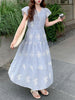 Tiered Cap Sleeve Midi Dress test