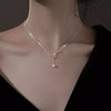 925 Sterling Silver Zircon Star Necklace test