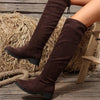 Round Toe Block Heel Boots test