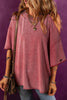 One Shoulder Half Sleeve Oversized Tunic T Shirt test