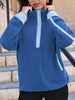 Half Zip Dropped Shoulder Sweatshirt test