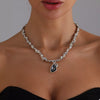 Silver-Plated Minimalist Pendant Necklace test