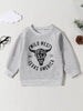 Children's Graphic Round Neck Sweatshirt test