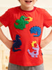 Children's Dinosaur Applique Short Sleeve T-Shirt test