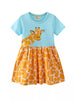Children's Giraffe Print Casual Dress test