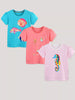 Children's Graphic Short Sleeve T-Shirt 3-Piece Set test