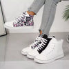 Round Toe Lace Up Sneakers