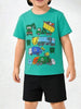 Children's Cartoon Garbage Truck Graphic Tee test