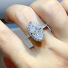 3 Carat 925 Sterling Silver Moissanite Ring test