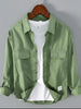 Men's Plus Size Button Up Long Sleeve Shirt test
