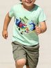 Children's Animal Graphic Short Sleeve T-Shirt test