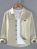 Men's Plus Size Button Up Long Sleeve Shirt test