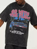 Men's Vintage Washed Graphic Oversized T-Shirt test