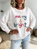 Merry & Bright Dropped Shoulder Sweater test