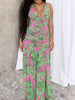 Printed Halter Neck Maxi Dress test