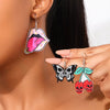 3 Piece Halloween Funky Cartoon Acrylic Dangle Earrings test