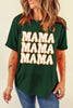 MAMA Round Neck Short Sleeve T-Shirt test