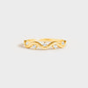 925 Sterling Silver Inlaid Zircon Ring test