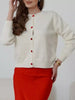 Button-Front Long Sleeve Cardigan test