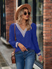 V-Neck Long Sleeve Blouse test