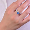 2 Carat Moissanite 925 Sterling Silver Ring test