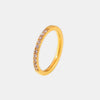 Titanium Steel Inlaid Zircon Ring test