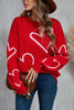 Angel Wings Heart Dropped Shoulder Long Sleeve Sweater test