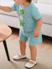 Children's Ribbed Knit Flower Top and Shorts Set test