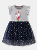Children's Unicorn Starry Tulle Dress test