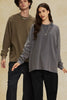 Men's Round Neck Long Sleeve T-Shirt test