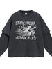 Men's Graphic Round Neck Long Sleeve T-Shirt test
