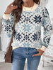 Perfee Graphic Round Neck Long Sleeve Sweater test