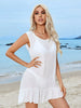 Ruffle Hem Sleeveless Cover-Up Dress test