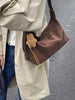 Solid Color Suede Hobo Crossbody Bag test