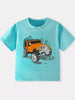 Children's Jeep Graphic Round Neck T-Shirt test