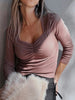 Ruched Front Long Sleeve T-Shirt test