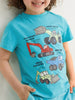 Children's Excavator Print Round Neck T-Shirt test