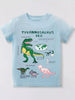 Children's Dinosaur Print Round Neck T-Shirt test