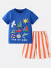 Children's Fun at Sea Graphic Tee & Striped Shorts Set test