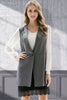 One-Button Sleeveless Longline Blazer test