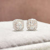 1 Carat Moissanite 925 Sterling Silver Stud Earrings test