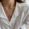 18K Gold-Plated Double Layered Necklace test