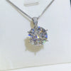 10 Carat Moissanite 925 Sterling Silver Pendant Necklace test