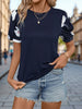 Perfee Printed Round Neck Short Sleeve T-Shirt test