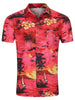 Men's Plus Size Printed Button Up Long Sleeve Shirt test