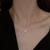 925 Sterling Silver Heart Necklace test