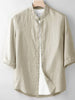 Men's Plus Size Button Up 3/4 Sleeve Shirt test