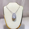 5 Carat 925 Sterling Silver Moissanite Pendant Necklace test