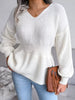 V-Neck Dropped Shoulder Sweater test