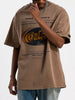 Men's Graphic Round Neck Short Sleeve T-Shirt test